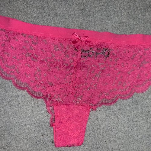 Pink lace thong for sale