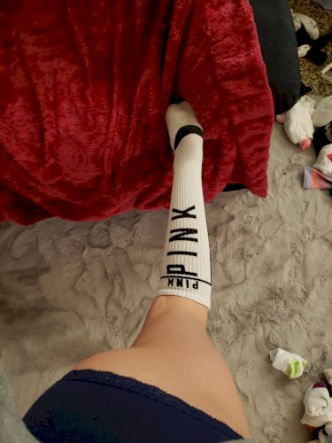 Worn Victoria secret long socks