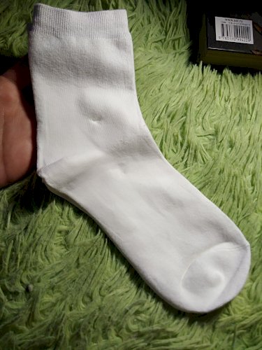 just white socks