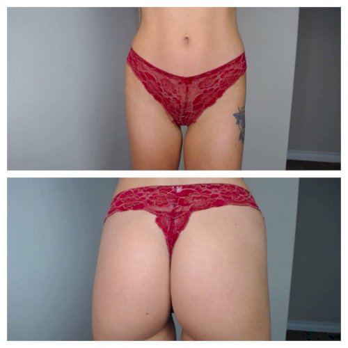 Red Lace Thong ♡