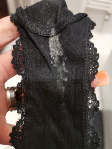 Creamy Black Panties