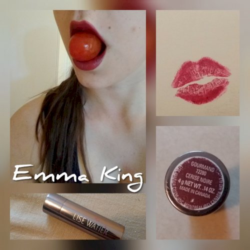 Lipstick Lise water black cherry - I kiss all of my package with it