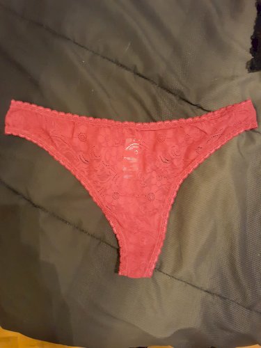 Pink Lace Thongs