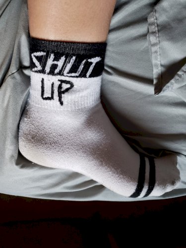 SHUT UP AND BUY MY SOCKS :P Smelly Stinky Socks!