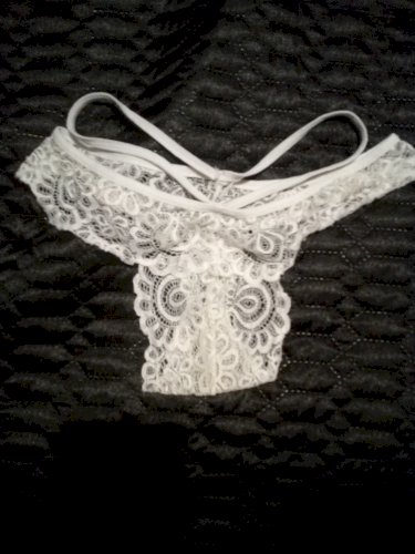 My white lace double sided lace .
