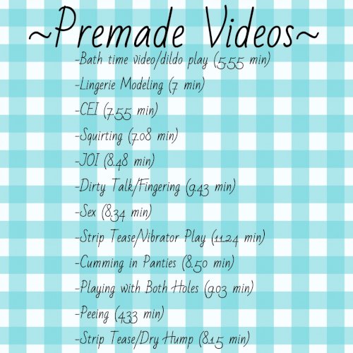 Sexy Pre Made Videos - ALL FOR $15 TODAY ONLY